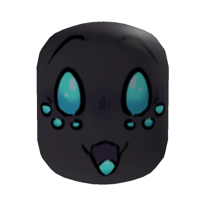 Cyan Spider Face Mask