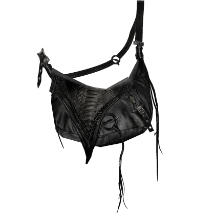 [Back] Esoteric Bastion Leather Rope Bag