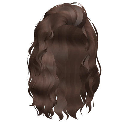 Dark Brown Wavy Summer Baddie Sidepart