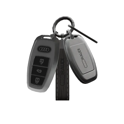 Audi Sports Car Keys w/ Strap