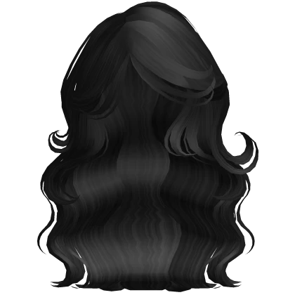 Girly Wavy Hair (Black)