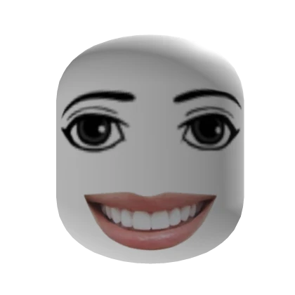 Scary Woman Face Head