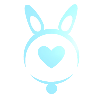 Bunny Halo in Pastel Blue