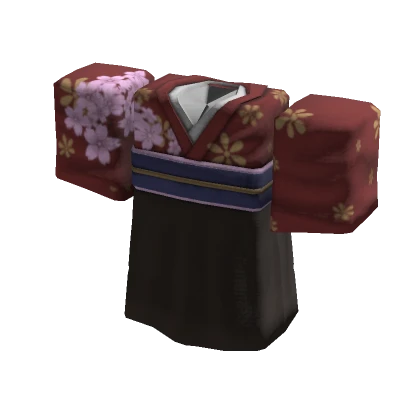 Floral Red Kimono (1.0)