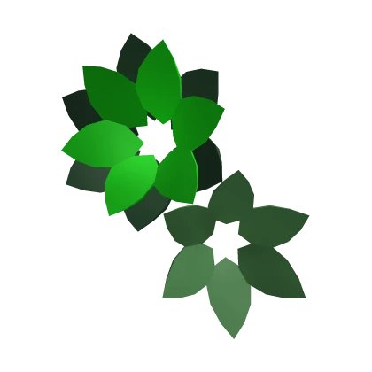 Green Face Flowers