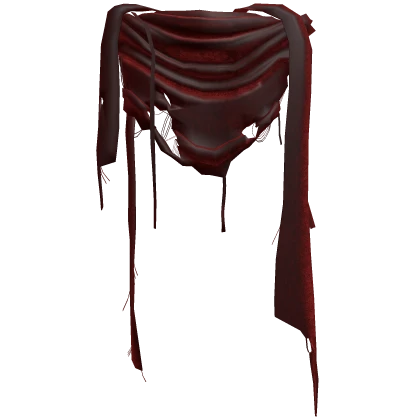  Distressed Shadow Red Gaian Scarf