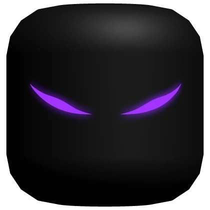 Glowing Demon Blaze Eyes Mask Purple