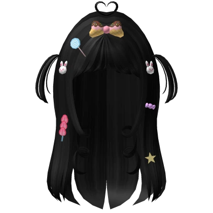 Black Sweetheart Street Cute Candy Hair - RBCs