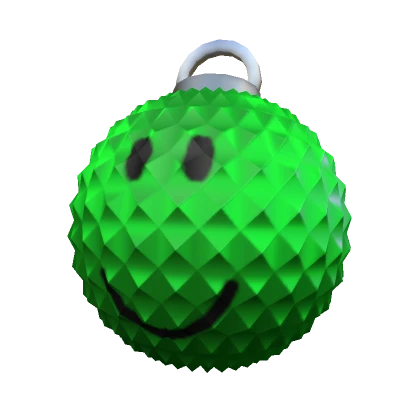 Christmas Ornament Head - Green