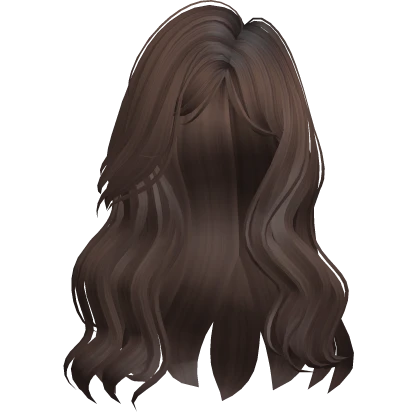 Long Wavy Voluminous Hair (Dark Brown)