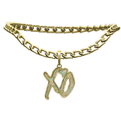 The Weeknd  Gold XO Chain