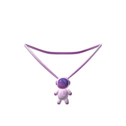 Pink Astronaut Necklace 3.0