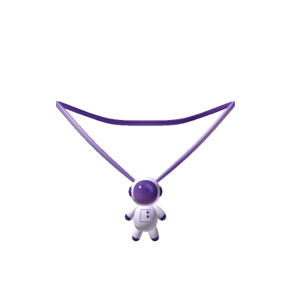 Purple Astronaut Necklace 3.0