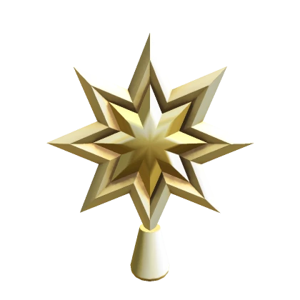 Gold Christmas Star Ornament