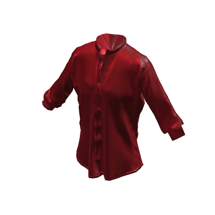 Red Iridescent Button Up - Klossette