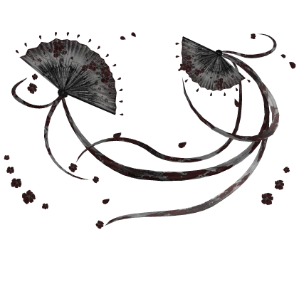 Kitsune Flowery Traditional Fans Fantasy Aura