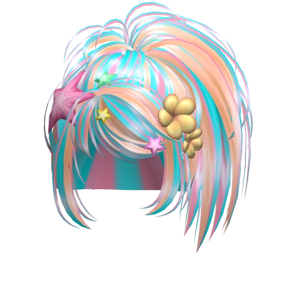 Gyaruギャル drag summer hairdo [pastel]