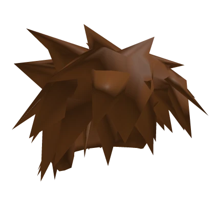 Brown Spiky Punk Messy Scene Hair