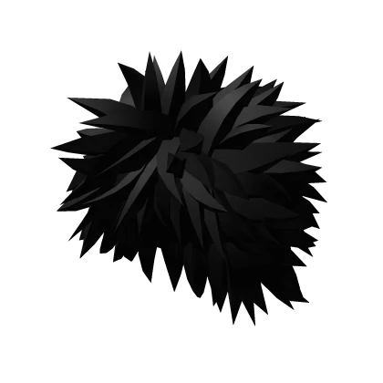 Super Spiky Anime Boy Hair in Black