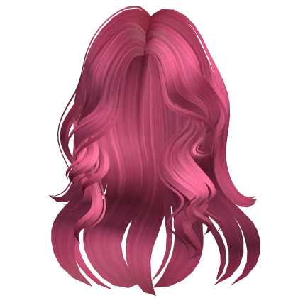 Wavy Flowy Loose Fluffy Hair (Hot Pink)