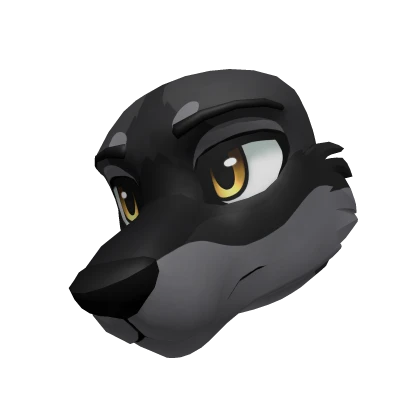 Midnight Wolf Head