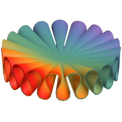 Rainbow Halloween Clown Ruffles