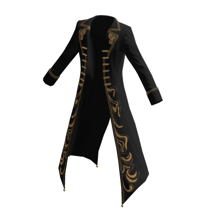 Black royal vampire coat 
