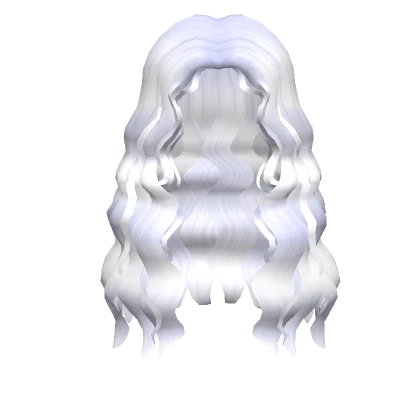 Super Wavy Hair in White