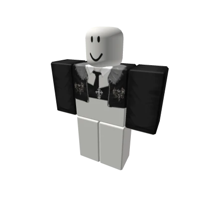 school girl tie black mafia cropped sweater vamp