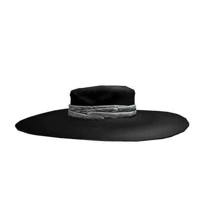 Wide Fedora Black