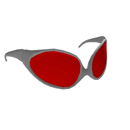 Y2K Alien Shades - Red