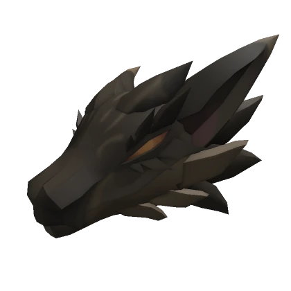 Brown Wolfdragon Head