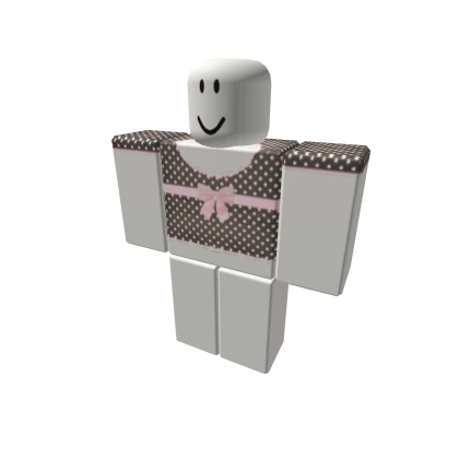 brown top w pink bow cute kawaii soft sanrio bunny