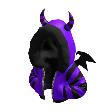 Akuma Streetwear Jacket Striped Purple