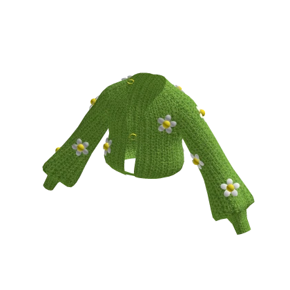 Flower Puff Jacket (Green)