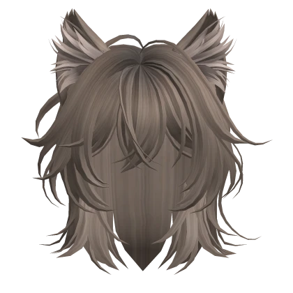 Light Brown Cat Ears Hairstyle