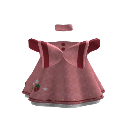 💟💕3.0 Cute Sweet Strawberry Dress