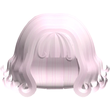 ♡ : short pink cute curly hair