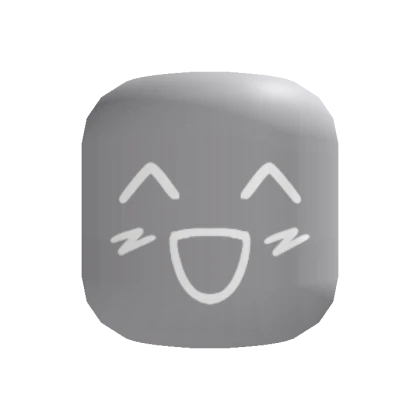 Recolorable White Happy Goober Blush Sketch Face