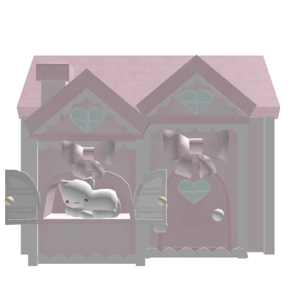 ꒰  ♡ cutest little cat house behind avatar ꒱