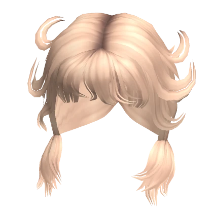 Wolf Cut Pigtails in Blonde