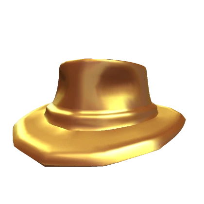 Classy Golden Fedora