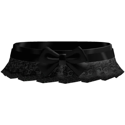 † : black gothic dollette lace choker (3.0)