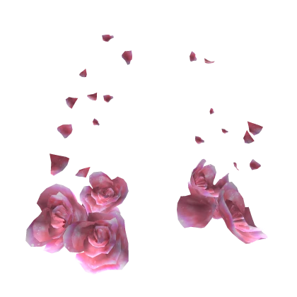 Cute Light Pink Floral Rose Petals Backdrop