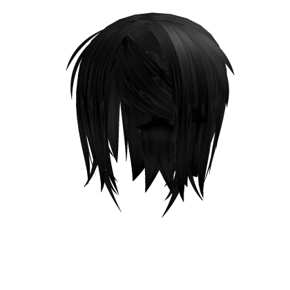 Black Raven Crow Rave scene messy hair