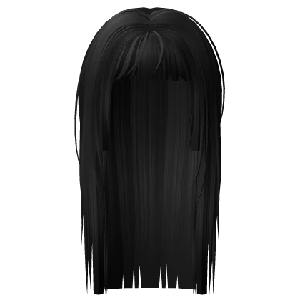 Straight Long Shoujo Hime Cut (Black)