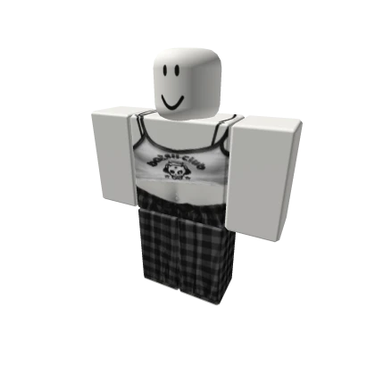 tank n black pjs pajamas