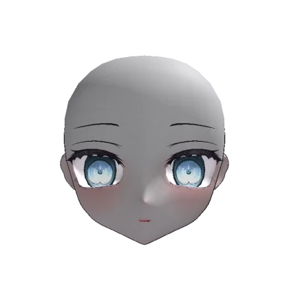 Cutie Virtual Doll Head (Pastel Blue Eye)