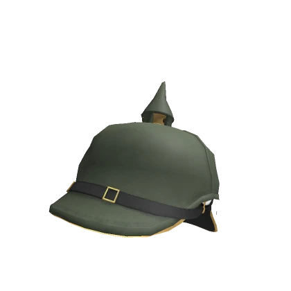 Green Canvas Pickelhaube