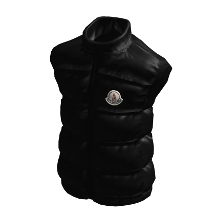 Designer Puffer Vest (Black)